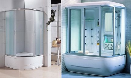 Doucheruimtes in standaard design