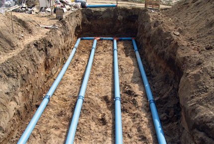 Drainage constructie
