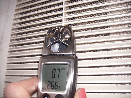 Using anenometer