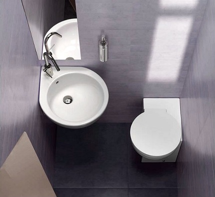 Vloer hoektoilet