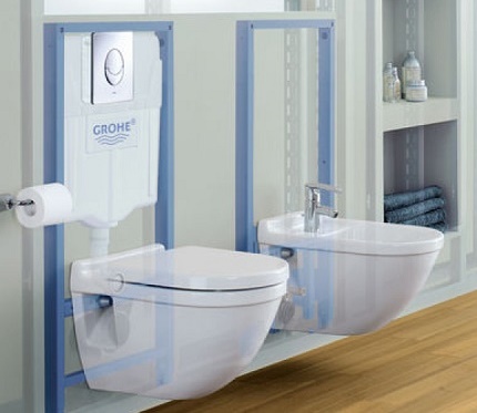 Installation de toilettes