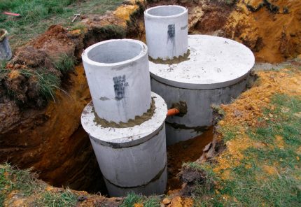Installation de réservoirs en béton
