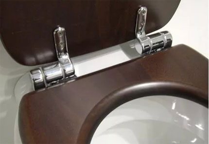 Bản lề kim loại cho ghế vệ sinh