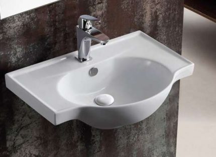 Mount the sink to the wall