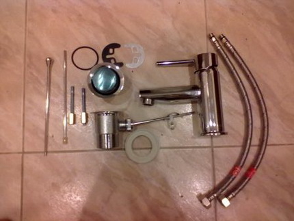 Mixer with fittings