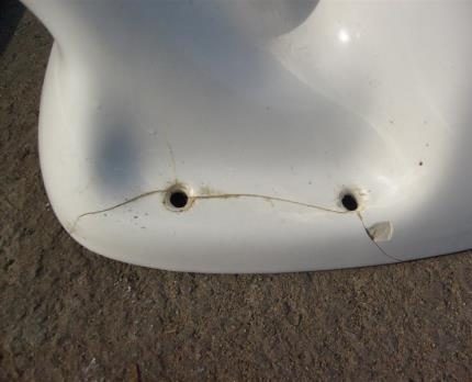 Fissure de toilette