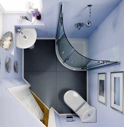 Kleine badkamer