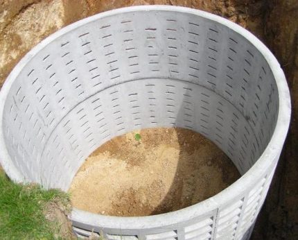 Cesspool cho phép của vòng bê tông