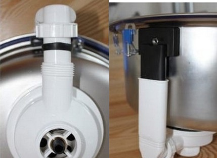 Mounting the overflow part