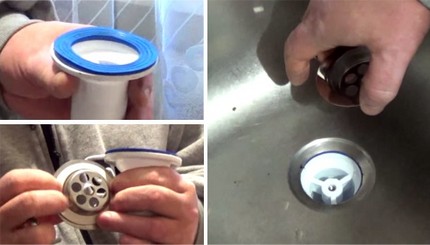Connection of drain equipment