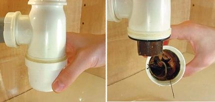 Siphon blockage
