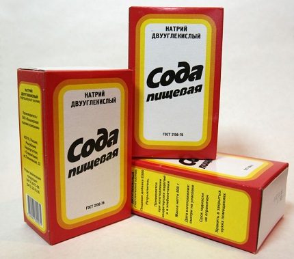Soda for sewage