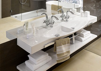 Gepaarde sanitair armaturen