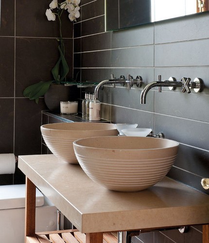Luxe stenen sanitair