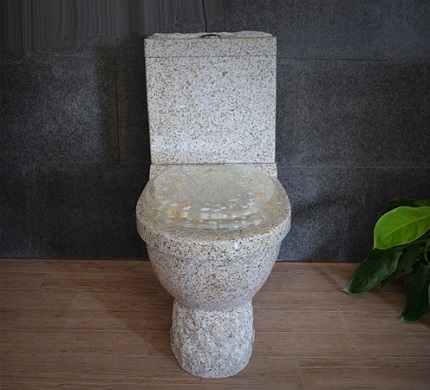 Natuurlijk granieten toilet