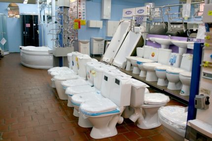 Toilet selection