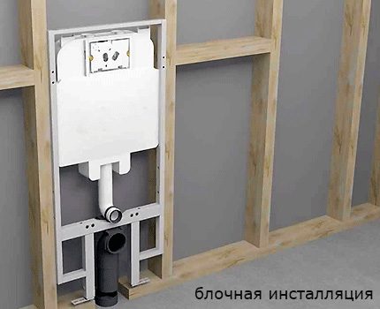 Installation du réservoir de vidange