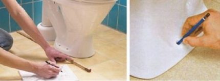 Layout para sa pag-install ng isang bidet