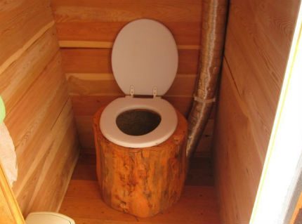 Toilet in the country