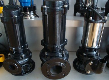 Sewage pumps