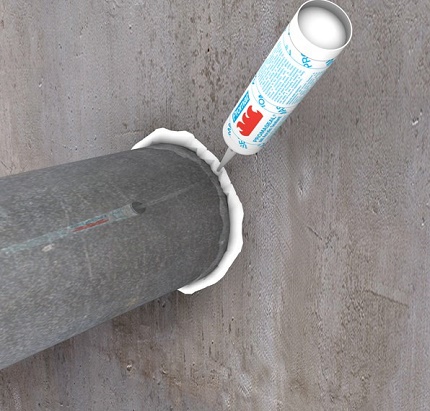 Sanitaire afdichtingsmiddelen