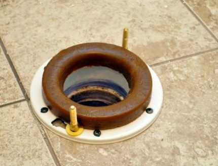 Flens voor verticale toiletafvoer