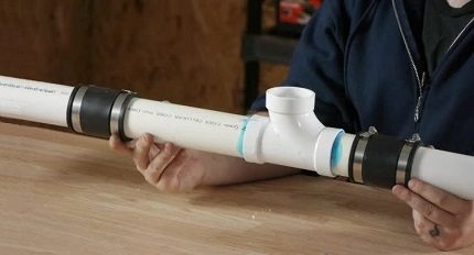 Glue and fittings