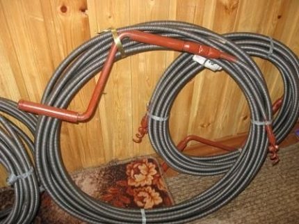Kabel opgerold