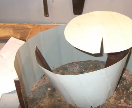 Prototype van een vonkenvanger van papier