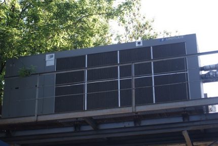 Chiller installatie buiten