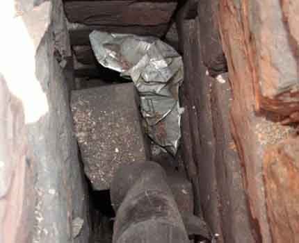 Chimney blockage