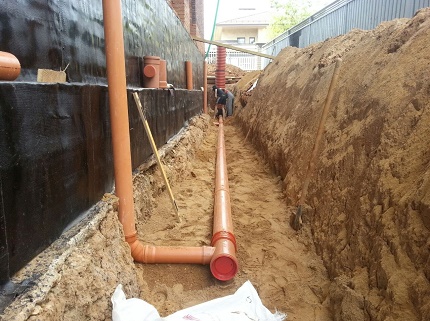 Gesloten drainageconstructie
