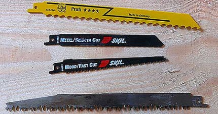Ang muling pagsasaayos ng mga blades