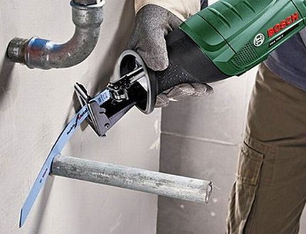 Reciprocating pipe cutting proseso