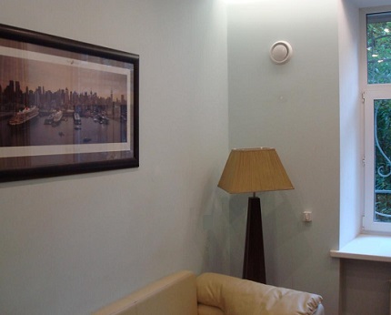 Anemostaat voor wandmontage