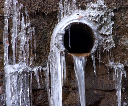 Thoát nước bị đóng băng