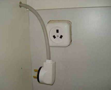 Aparte uitgang voor elektrisch fornuis
