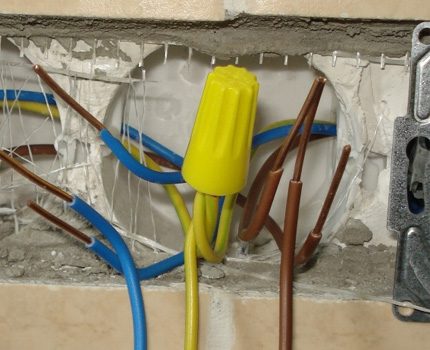 Verbinding van twee stukken draad
