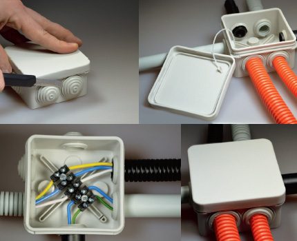 Instructies voor montage in doos