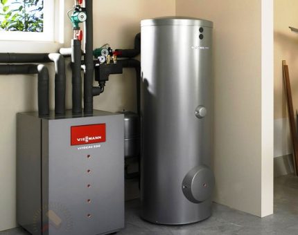 Vloerketel met cv-ketel