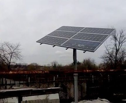 Ang baterya ng solar sa maulap na panahon