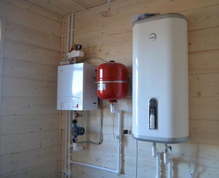 Wandketel voor huisverwarming