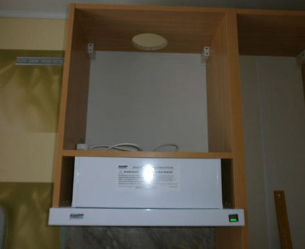 Built-in hood model