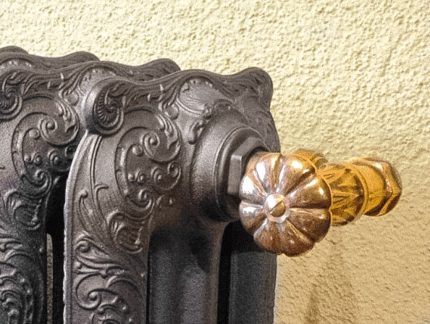 Ingewikkelde radiatorpatronen