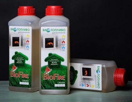 Du carburant pour une bio-cheminée