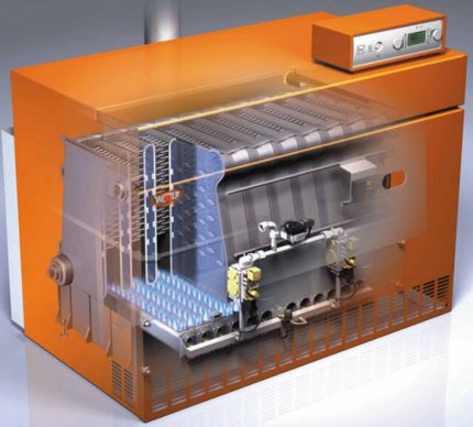 Dubbel circuit ketel