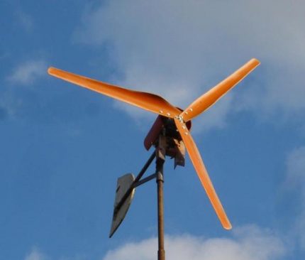 Horizontale windgenerator