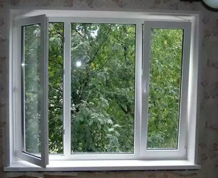 Mở cửa sổ khi làm việc với gas