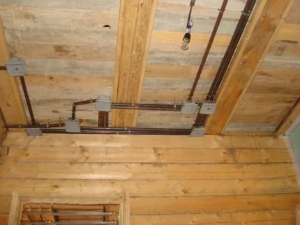 Kabelinstallatie in metalen buizen