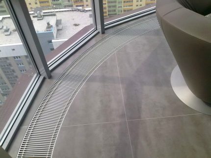 Convecteur sous plancher
